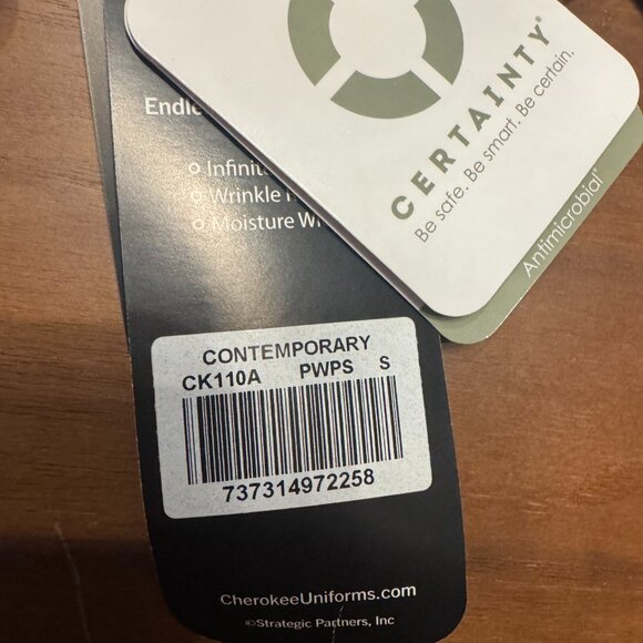 Cherokee Infinity Scrub Joggers- Women's Small, NWT - Picture 5 of 6